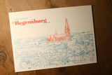 Schöne Ansicht von Regensburg. Postkarte - Bart Verlag