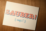 Sauber sog i! Großartig! Postkarte - Bart Verlag