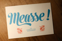 Measse! (Merci) Postkarte - Bart Verlag
