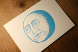 Mond. Illustratierte Postkarte - Bart Verlag
