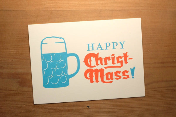 Happy Christ-Mass! Weihnachtskarte - Bart Verlag