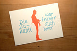 Die Zukunft. Karl Valentin Karte - Bart Verlag