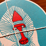 Bierdeckel »Wundersame Tiere Nr. 1 – Der Mandrill« (5 Stück) - Bart Verlag